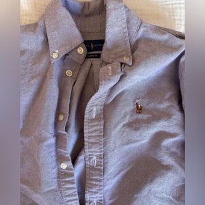 Classic polo Ralph Lauren Oxford button down purple XS